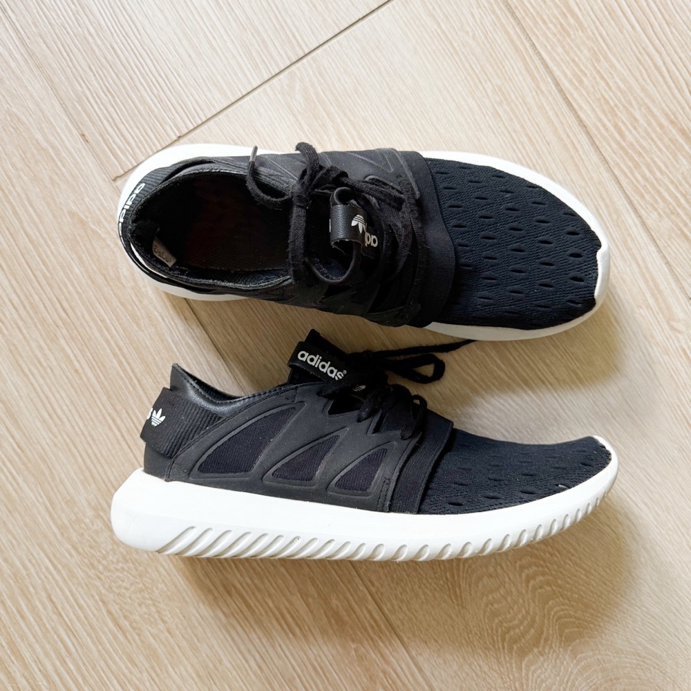 Adidas Tubular Viral, women’s shoes, women’s sneakers, black, sz7.5